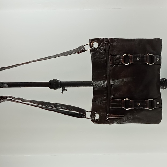 Leather Buckled Crossbody Bag - Picture 2 of 7